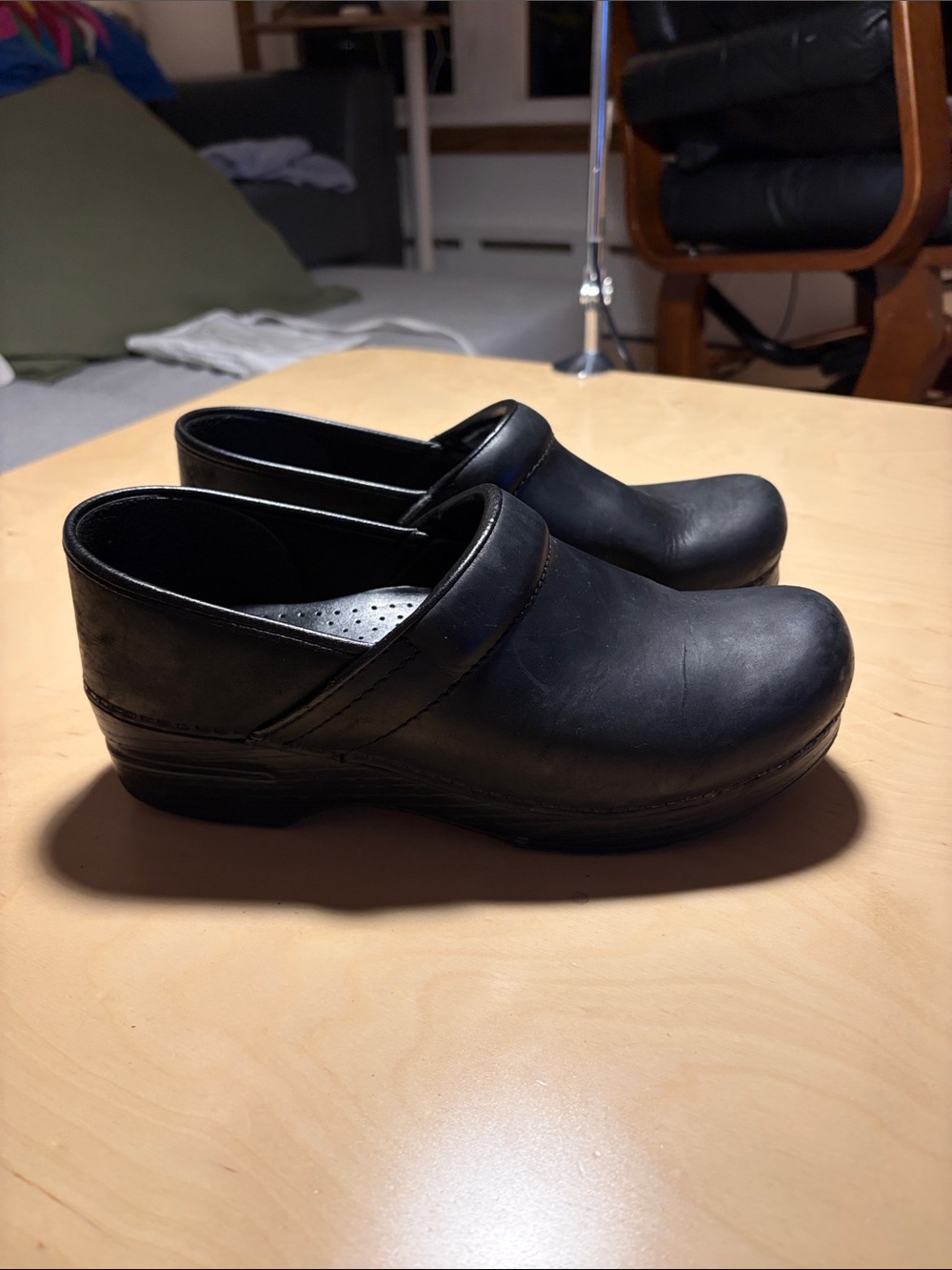 Women’s Dansko Black Clogs - Size 39